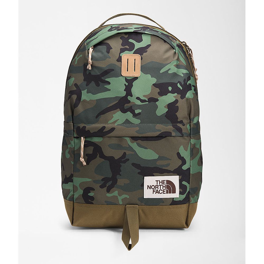 The North Face Backpacks Mens Australia - The North Face Green / Camo Print / Olive Green (PFS-97065